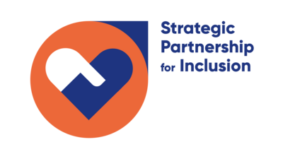 Logo mit dem Schriftzug Strategic Partnership for Inclusion