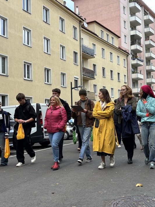 Gruppe in Bewegung