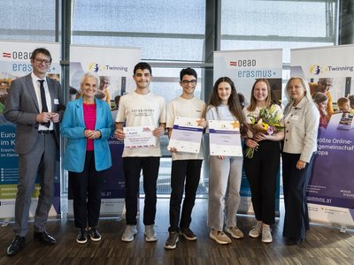 eTwinning-Preisverleihung 2026 - 1. Preis für die TIME-Mittelschule Helfenberg 