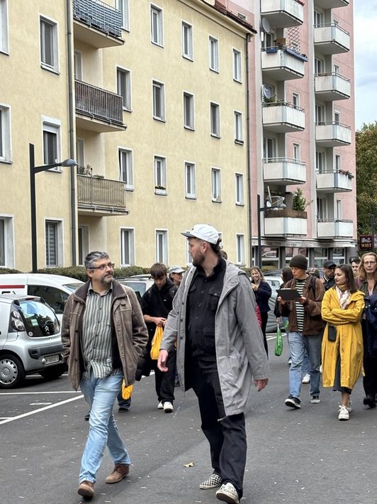Gruppe in Bewegung