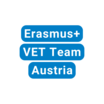 Schriftzug "Erasmus+ VET Team Austria"