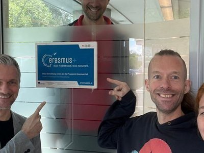 Teilnehmer*innen der österreichisch-ungarischen Projekts Initiative "Schule neu denken und leben"