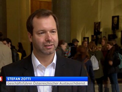 Stefan Zotti im Interview mit dem ORF.