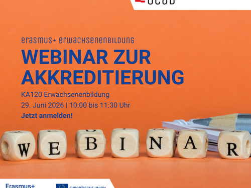 Flyer mit Informationen zum Webinar