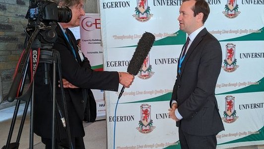 OeAD managing director giving interview