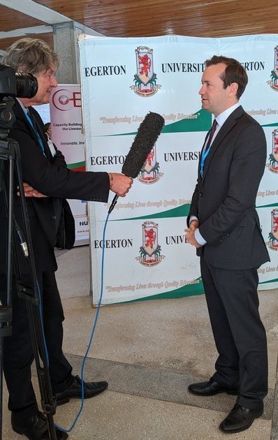 OeAD managing director giving interview