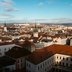 Blick auf Brünn in der Sonne.
