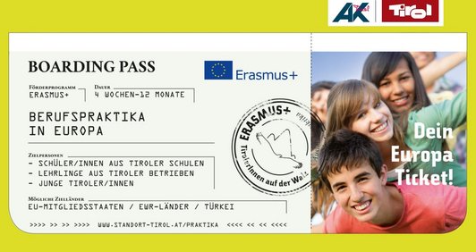 Boarding Pass "Dein Europa Ticket!"