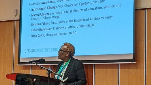 speech by Africa-UniNet vice president