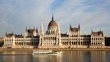  Parliament building in Budapest, with river in front of it.