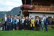 Gruppenbild von Fischler, Zotti, Gesslbauer, Fried mit Leiter/innen der europäischen Mobilitätsagenturen beim European Forum Alpbach 2017.