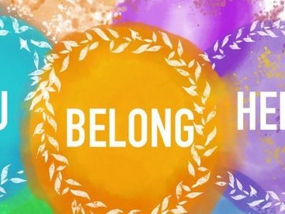 Text: YOU BELONG HERE