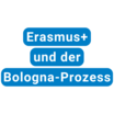 Schriftzug "Erasmus+ und der Bologna-Prozess"