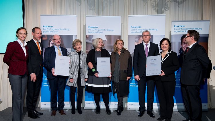 Verleihung Erasmus+ Award