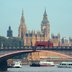 London Tower Bridge, roter Bus, Big Ben