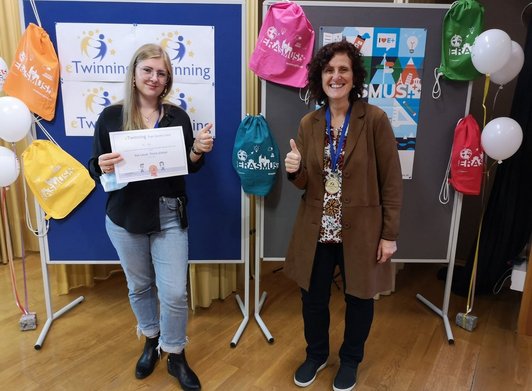 eTwinning-Preisverleihung an der HLW Don Bosco