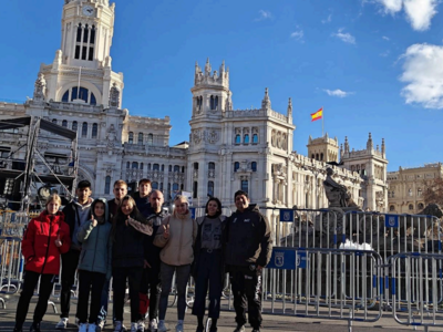 Gruppenfoto in Madrid im Jänner 2024