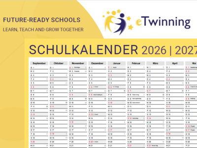 eTwinning-Wandkalender 2026-27