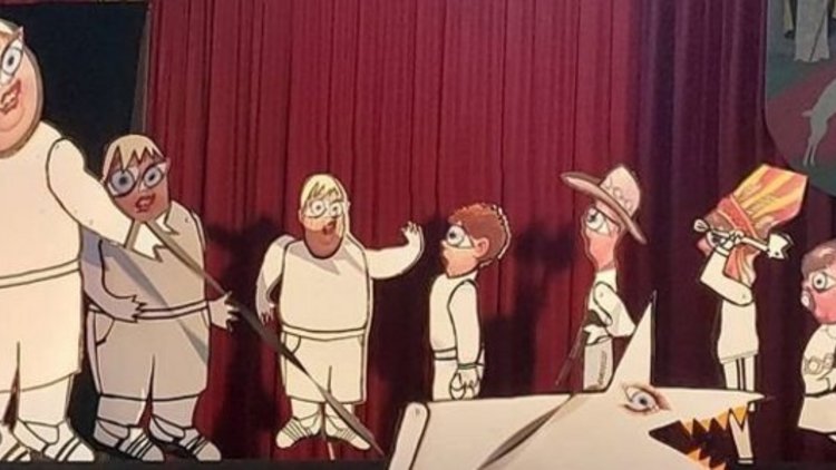 Auf dem Bild zu sehen sind 4 Puppen