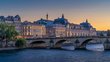 Ansicht von Paris mit Brücke über die Seine